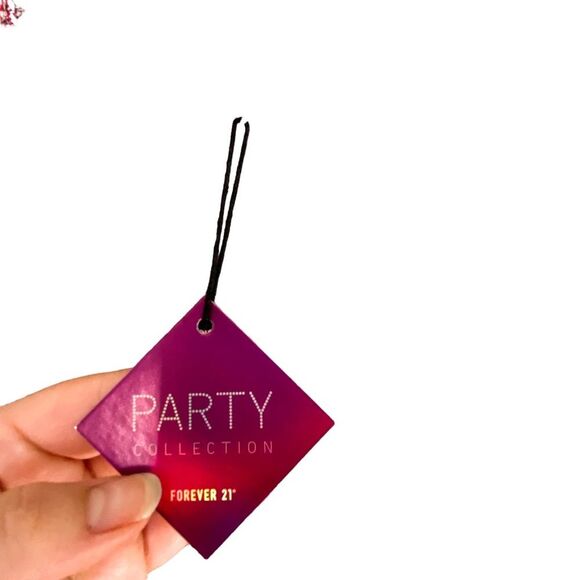 Forever 21 Red Tweed Sleeveless Jumper Mini Suit Dress Size Medium - Picture 2 of 9